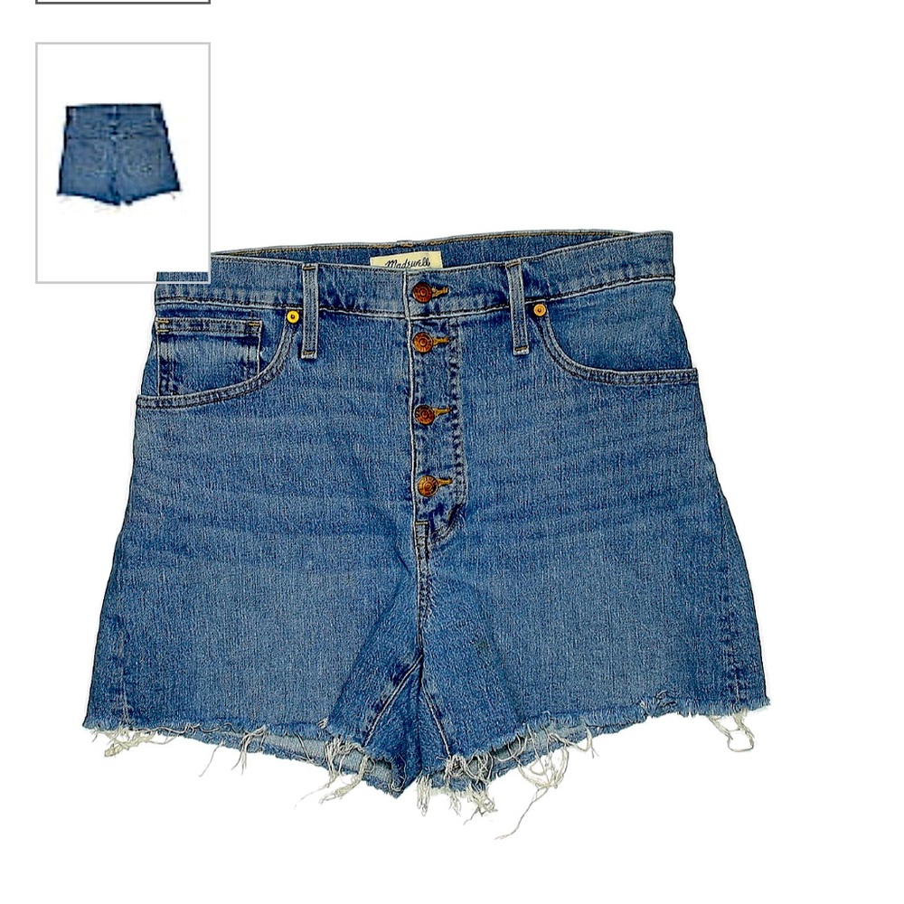 Madewell high waisted jean shorts